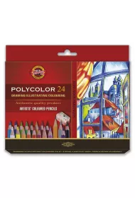 Koh-I-Noor Kredki o��wkowe Polycolor 3834 24 szt.