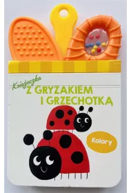 Kolory. Ksi��eczka z gryzakiem i grzechotk�