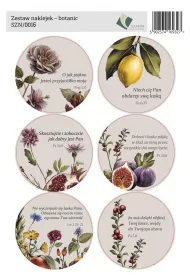 Szaron Zestaw naklejek - botanic