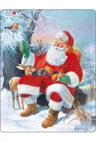 Puzzle Uk�adanka Miko�aj ze zwierz�tami Maxi Larsen