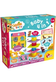 Carotina Baby. Zestaw gier 4w1 Lisciani