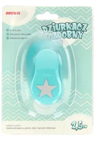 Brewis DZIURKACZ DEKOR  25 GWIAZKA D25-03 B/C
