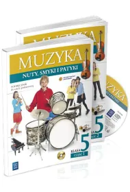 Muzyka SP KL 5. Podr�cznik z �wiczeniami cz�� 1-2. Nuty, smyki i patyki (2013)