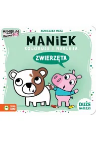 Maniek koloruje i nakleja. Zwierz�ta