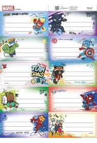 Beniamin Naklejki na zeszyty pasek Avengers