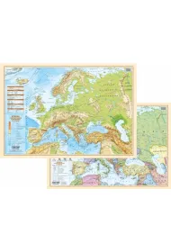 EUROPA MAPA-PODKLAD fiz/pol LAMINAT-MERIDIAN