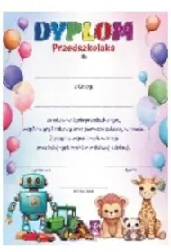 Henry Dyplom A4 Przedszkolala zabawki