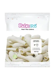GoParty Balony lateksowe Pastel bia�e 12cm