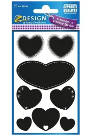 Avery Zweckform Naklejki foliowe &ndash; tablica serca, Avery