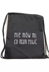 Pajacyk Worek plecak Nie m�w mi co mam robi�