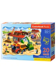 Puzzle 20 el. Dom w budowie Castorland