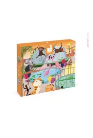 Puzzle sensoryczne Wycieczka do zoo Janod
