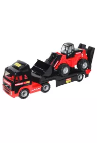 Polesie 56733 MAMMOET Volvo - samoch�d holownik + �adowarka w siatce