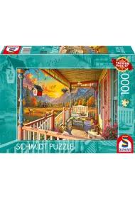 Puzzle 1000 Weranda w g�rach Schmidt