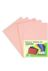 Penword Tektura A4 falista brzoskwiniowa 5 szt.