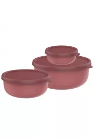 Mepal Zestaw pojemnikw Lumina 2.0 Vivid Mauve 106298078700 250 ml + 750 ml + 1.5 l