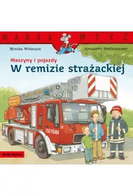 Mdra Mysz Maszyny i pojazdy W remizie straackiej