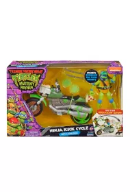 Wojownicze wie Ninja. Ninja Kick Cycle with Leonardo, figurka, pojazd