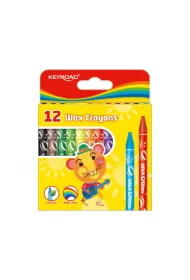 Keyroad Kredki �wiecowe 8 mm 12 szt.