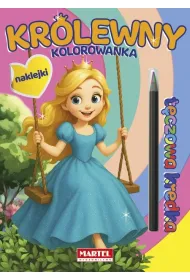 T�czowa kredka. Kr�lewny z naklejkami