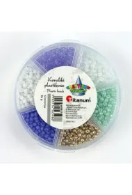 Titanum Koraliki plastikowe 3mm 6 szt.