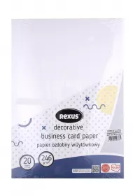 Beniamin Papier wizyt�wkowy A4 Du�y M�otek bia�y 20 kartek