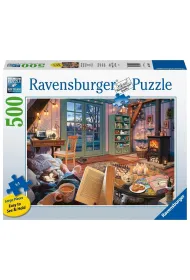Puzzle 500 el. 2D Przytulne miejsce Ravensburger