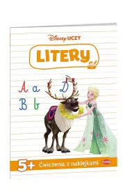 Disney uczy Kraina Lodu �wiczenia z naklejkami Litery