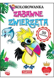 Kolorowanka Zabawne zwierz�ta