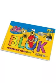 Pastello Blok rysunkowy A4 kolorowy 22k