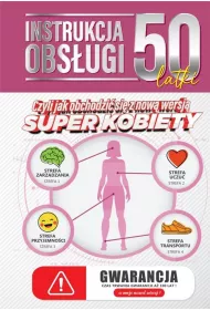 Yeku Karnet 50 Urodziny damskie - instrukcja obs�ugi JCX086
