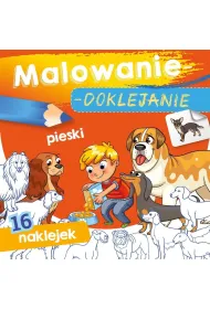 Ksi��eczka 15X15 cm Malowanie-doklejanie. Pieski  Naklejki SKRZAT 071351