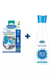 Dr. Beckmann Kula do suszarek do prania i perfumy do prania wieo Zestaw 250 ml + 50 ml