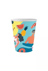 Godan Kubeczki papierowe Summer - Let's Party 250ml 6 szt.