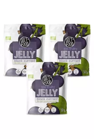 Diet-Food elki owocowe o smaku czarnej porzeczki Zestaw 3 x 50 g Bio