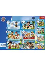 Puzzle 10w1 Dzielna dru�yna Psiego Patrolu TREFL