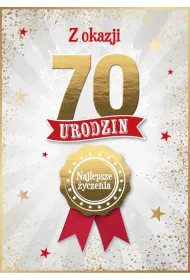 Armin Style KARNET URODZINY 70 B6 Z KOP AS GM-1298 FOL