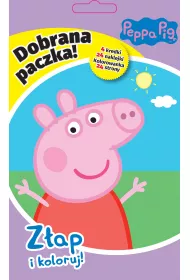 Dobrana Paczka. Z�ap i koloruj. �winka Peppa. 24+24+4