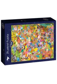 Puzzle 1500 el. Impreza w ogrodzie Bluebird Puzzle