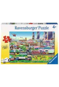 Puzzle 60 el. Zapracowana okolica 096305 Ravensburger