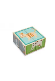 Puzzle 4 klocki Farma Scratch