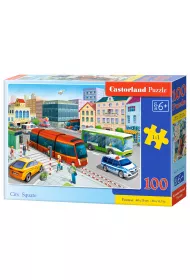 Puzzle 100 el. City Square Castorland