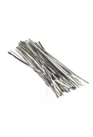 Brewis Druciki w plastiku srebrne 18 cm
