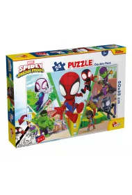 Puzzle dwustronne 24 el. PLUS Spidey Let`s Challenge Lisciani