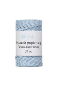 Dalprint Sznurek papierowy skr�cany niebieski 50m