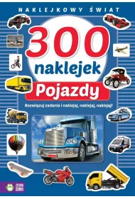 300 naklejek. pojazdy
