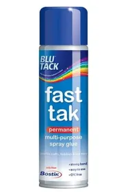 Klej Fast tak w sprayu 500 ml mocny permanent (BLUE TACK)