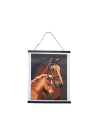Epee Plakat z mozaik� diamentow� Konie 35x45cm
