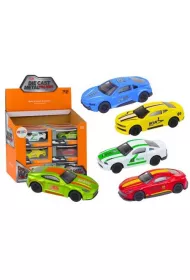Autko resorak 1:43 metalowy nap�d gumowe ko�a MIX LeanToys