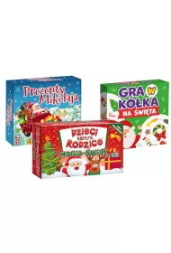 Zestaw gier witecznych: Dzieci kontra Rodzice. Magia wit, Gra w Kka na wita, Prezenty Mikoaja